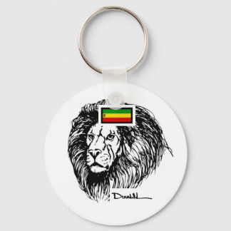 Porte-clés Lion de Dusstilldaan rasta porte - clé