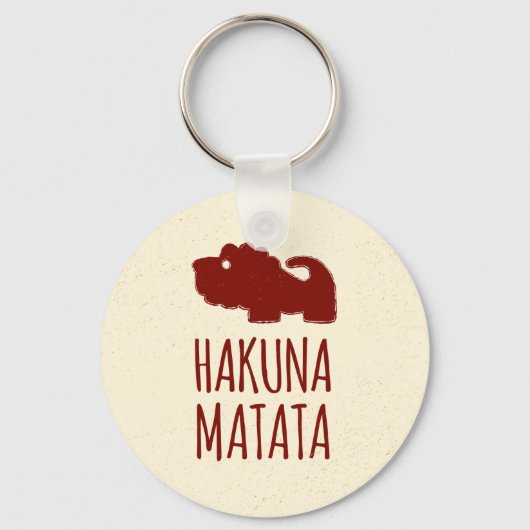 Porte-clés Lion de Hakuna Matata (Recto)