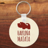 Porte-clés Lion de Hakuna Matata (Recto)