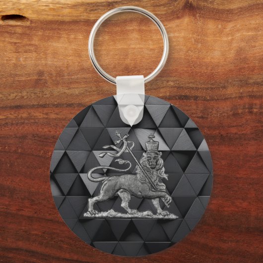 Porte-clés Lion de Judah Jah Rastafari Rasta Reggae Roots INI (Verso)