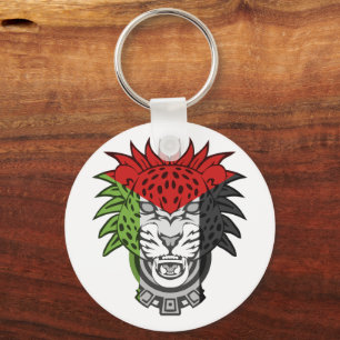 Porte-clés lion de Palestine - Drapeau de la Palestine Lion