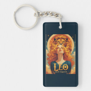 Porte-clés Lion diacétique Leo Zodiac