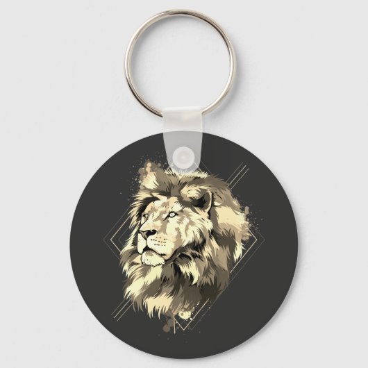 Porte-clés Lion en full color (Recto)