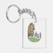 Porte-clés Lion et agneau (Devant gauche)