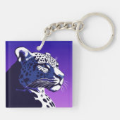 Porte-clés Lion et léopard des années 80 (Dos)