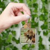 Porte-clés Lion et Lion (main)