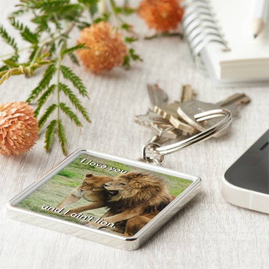 Porte-clés Lion et Lion (Côté)