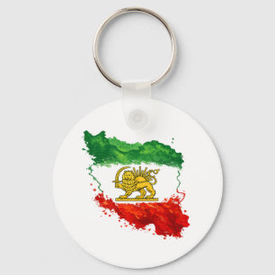 Porte-clés Lion et Soleil d'Iran Shir o Khorshid