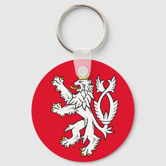 Porte-clés Lion héraldique bohème (Recto)