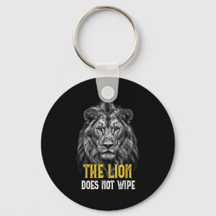 Porte-clés Lion ne essuie pas - Drôle Mème Lion