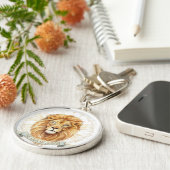 Porte-clés Lion of Judah Keychain - Bold Christian Strength  (Côté)