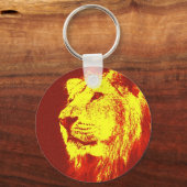 Porte-clés Lion Pop Art (Recto)