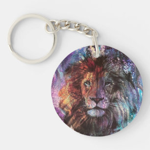 Porte-clés Lion pour peinture Porte - clé acrylique