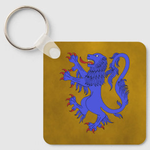 Porte-clés Lion Rampant Azure