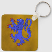 Porte-clés Lion Rampant Azure (Dos)