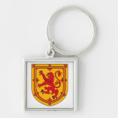 Porte-clés Lion rampant sur or (Devant)