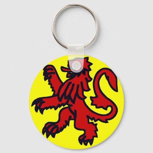 Porte-clés Lion rouge d'Écosse (Recto)