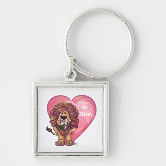 Porte-clés Lion Saint Valentin (Devant)