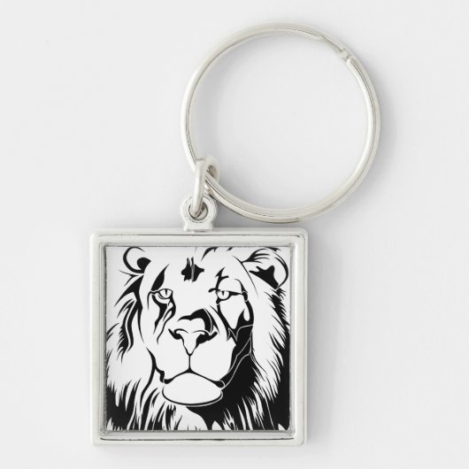 Porte-clés Lion Tribal 002 (Devant)