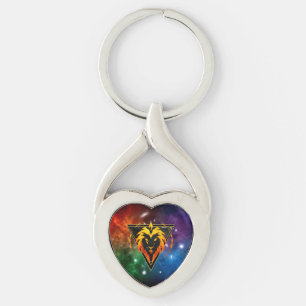Porte-clés Lion Zodiaque Cadeau Astrologie