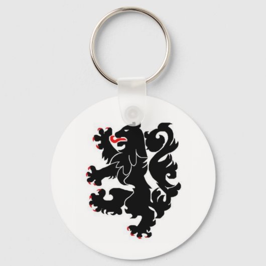 Porte-clés lions noirs de la 28ème inf (Recto)