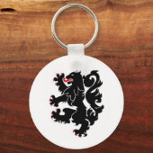 Porte-clés lions noirs de la 28ème inf (Recto)