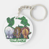 Porte-clés Lions Tiger Ours Oh Mon (Dos)