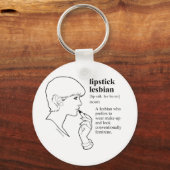 PORTE-CLÉS LIPSTICK LESBIAN (Recto)