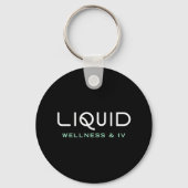 Porte-clés Liquid Wellness & IV - Clé noire (Verso)