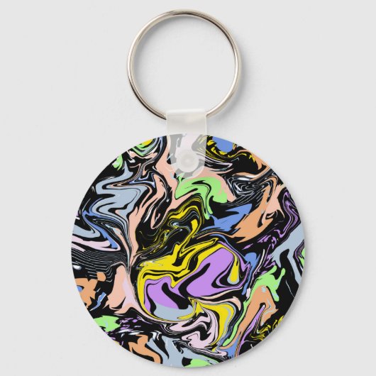 Porte-clés Liquify Abstraction (Recto)
