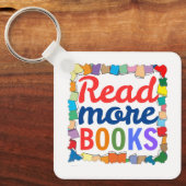 Porte-clés Lire plus de livres (Recto)