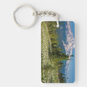 Porte-clés Lis de l'avalanche et Mont Rainier
