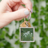 Porte-clés Lis de Madonna dans un jardin (main)