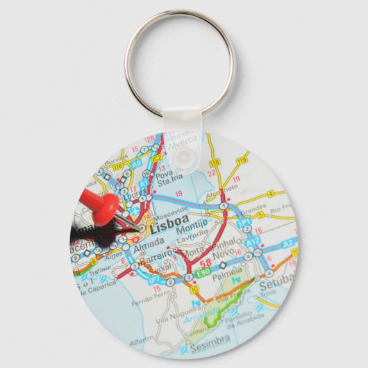 Porte-clés Lisboa, Lisbonne, Portugal (Recto)