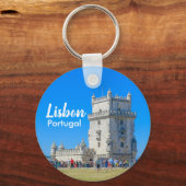 Porte-clés Lisbonne au Portugal Belem Tower Souvenir (Recto)