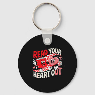 Porte-clés Lisez Votre Cœur Pour La Saint-Valentin Prof Retro
