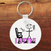 Porte-clés Liste des cheveux (Recto)