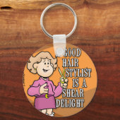 Porte-clés Liste des cheveux (Recto)