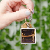 Porte-clés Lit funéraire sous forme de vache sacrée (main)