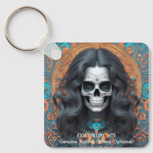 Porte-clés LITE Memento Mori Femme Skull