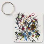 Porte-clés Lithographie de Vierte Bauhausmappe par Kandinsky (Recto)