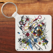 Porte-clés Lithographie de Vierte Bauhausmappe par Kandinsky (Recto)