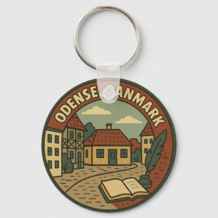 Porte-clés Littéraire Odense Danemark