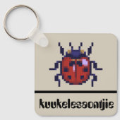 Porte-clés littère de pixel (Recto)