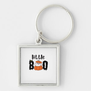 Porte-clés Little Boo Cute Halloween Citrouille Chat Vintage 