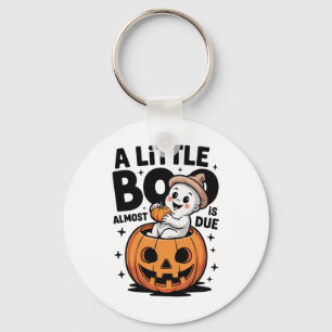Porte-clés Little Boo Est Presque Dû Mignonne Grossesse Hallo