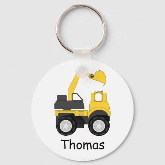 Porte-clés Little Digger Personalised Kid's (Recto)