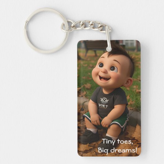 Porte-clés Little Dude S7 & babyJoy S9 double-sized keychain (Devant)