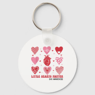 Porte-clés Little Hearts Sensibilisation au coeur Anatomie du