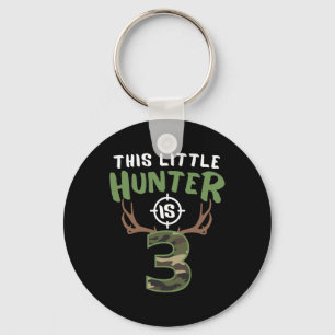 Porte-clés Little Hunter Est 3 Anniversaires Garçons 3e Anniv